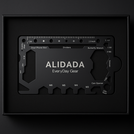ALIDADA Multi-Tool Card V1 – 46 Funktionen | Kostenloser Versand