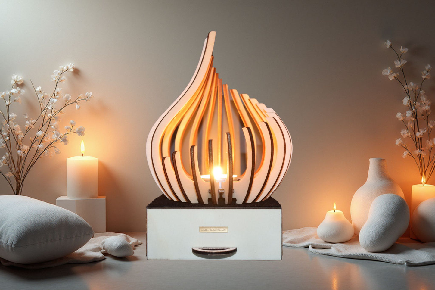 Alidada Flame Edition – Handgefertigtes Lichtobjekt voller Eleganz Kostenloser Versand