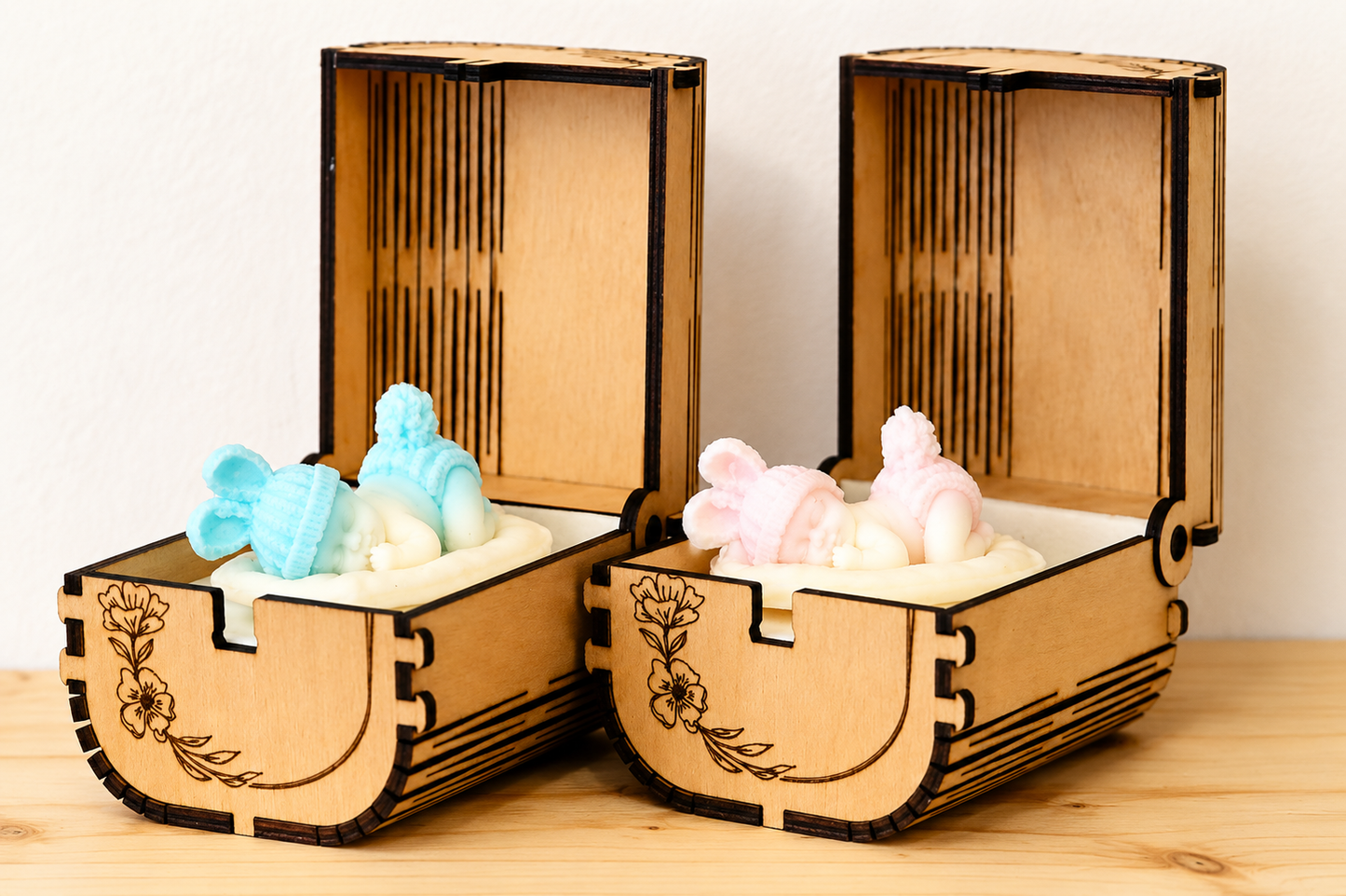 Personalisierte Taufbox aus Holz | Handgefertigt in Bayern
